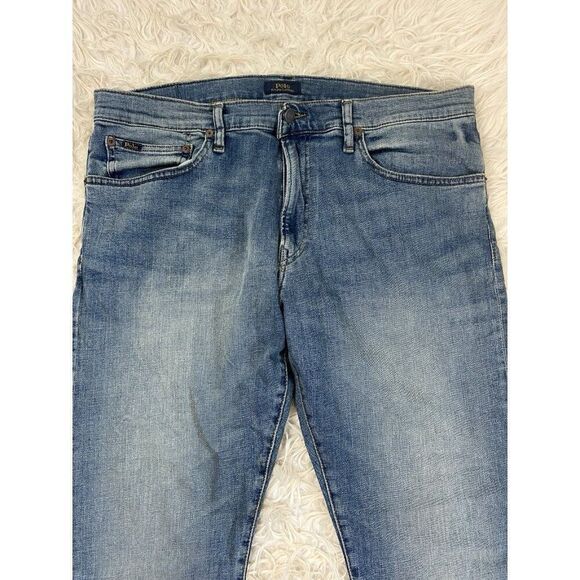 Polo Ralph Lauren Jeans Mens 36x30 Straight Leg Medium Wash Denim Pants - Picture 3 of 8